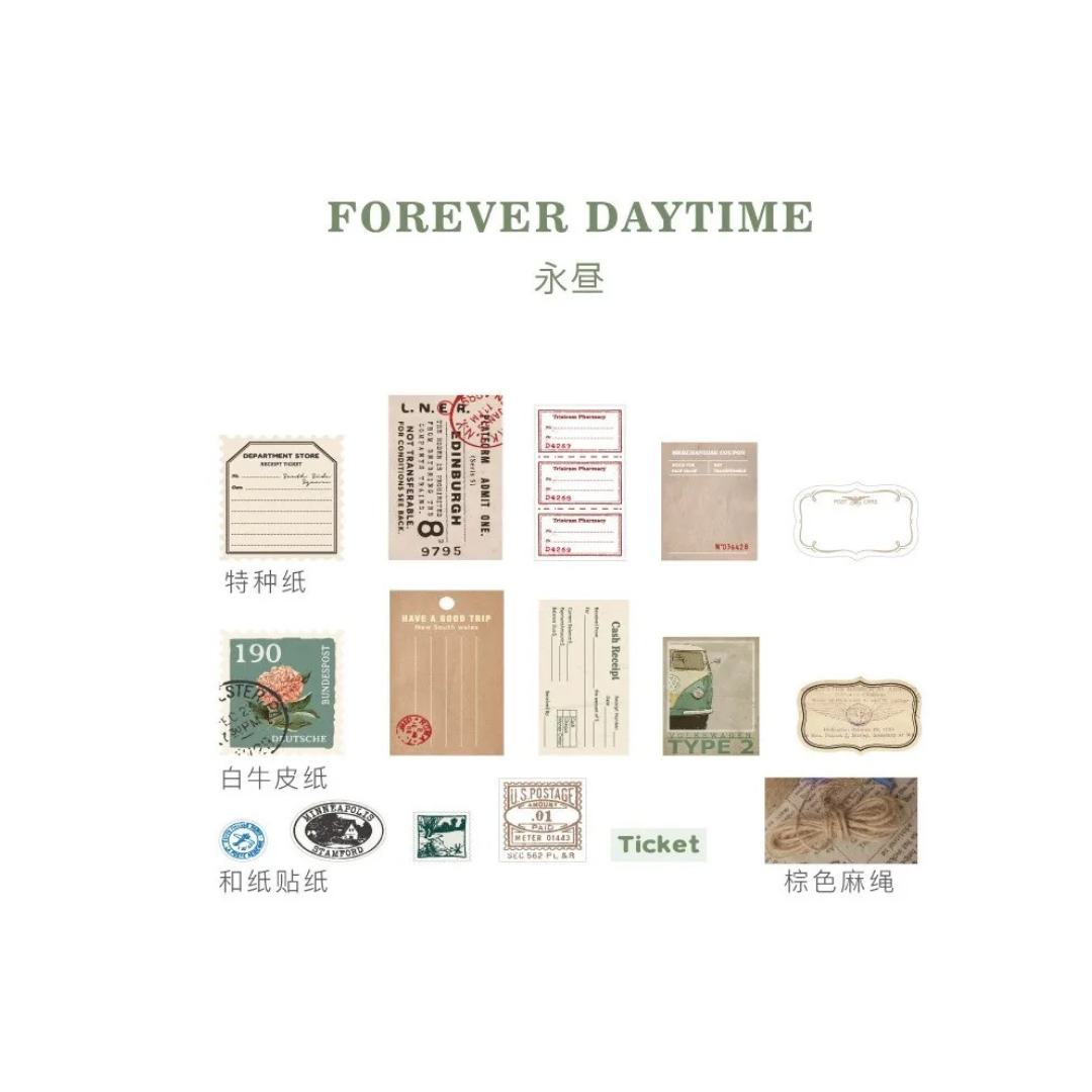 Embellishment pack - Forever daytime travel - 30pcs