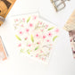 Cherry blossoms sticker sheet