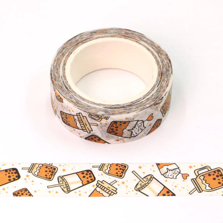 Bubble tea fun washi tape