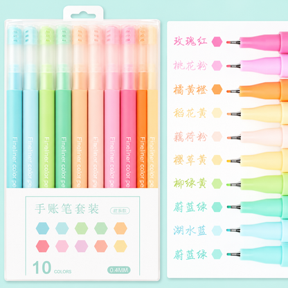 Fineliner pen set - Various colours