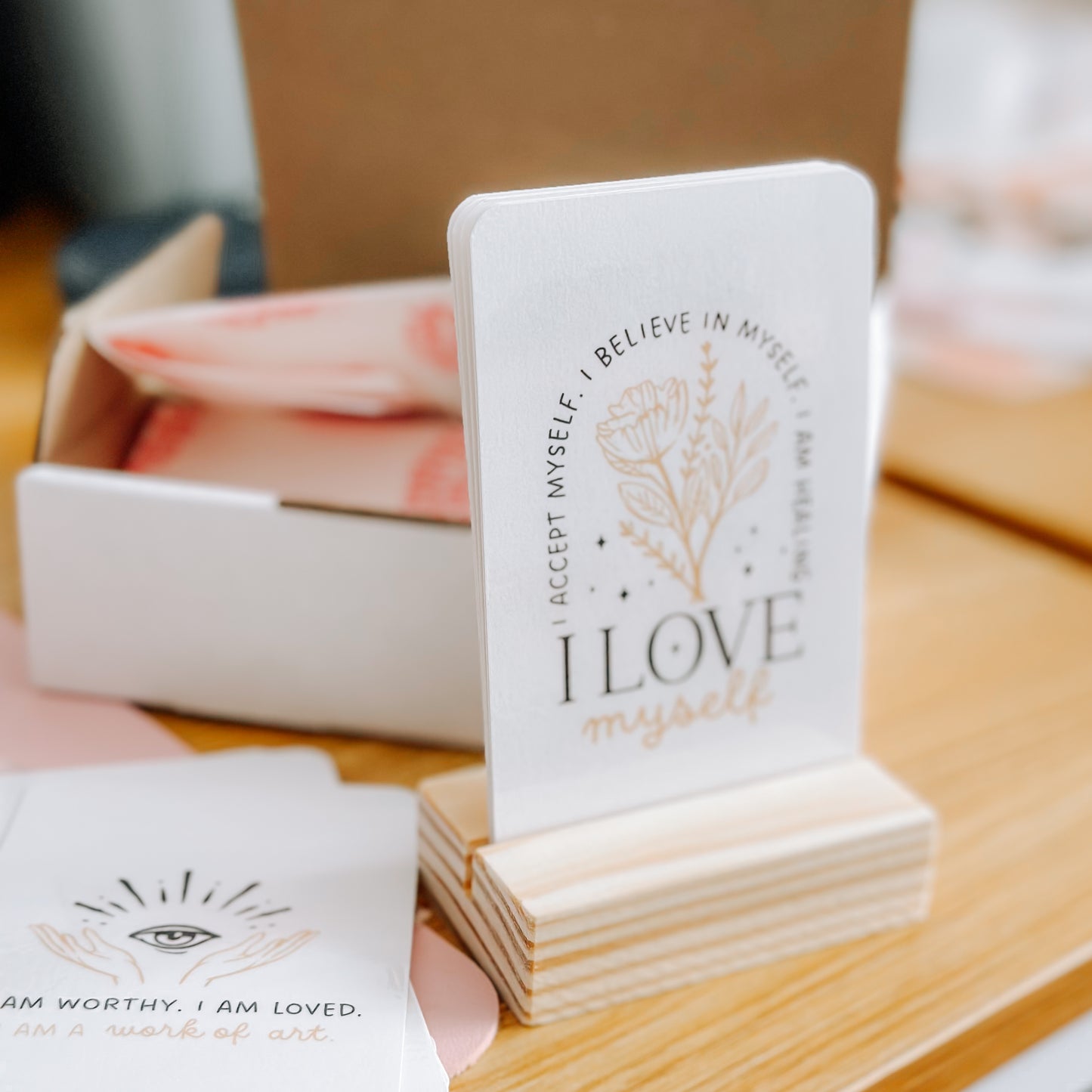 Affirmation card set