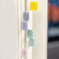 Gradient index label tabs