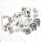 Washi stickers - Vintage typewriter - 40 pcs