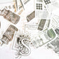 Washi stickers - Vintage typewriter - 40 pcs