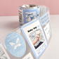 Romanticise life sticker tape roll - Blue