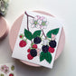 FabriKay Fruit Fairy Sticker Sheet & Art Print Set - Raspberry Mice