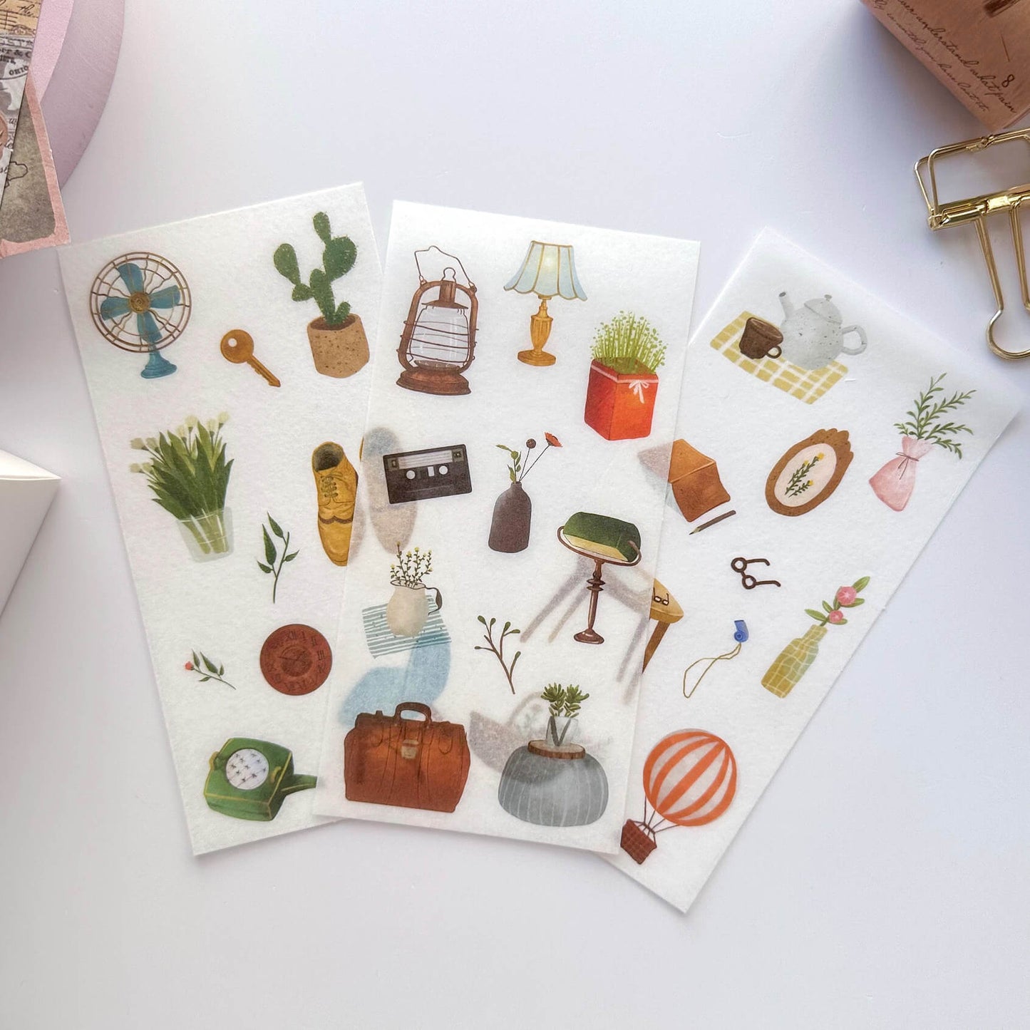 Home decor washi sticker set
