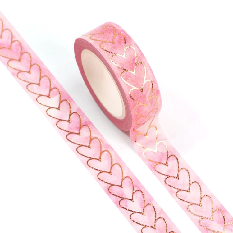 Heart to heart washi tape - 10m