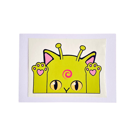 Kat sticker - large