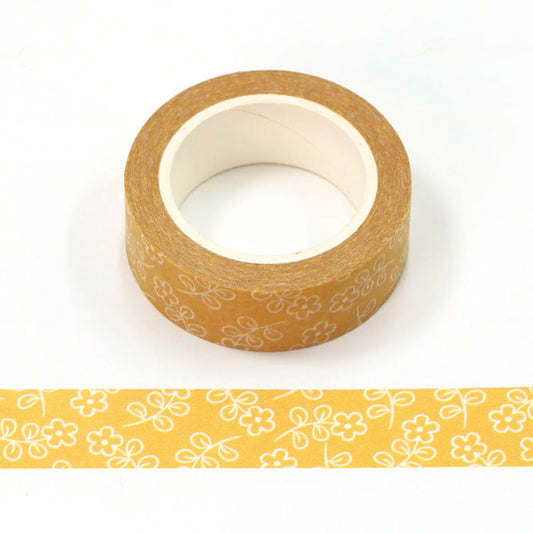 Yellow daisies washi tape
