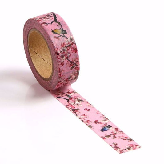 Birds and blossoms washi tape