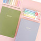 Pastel softcover notebook