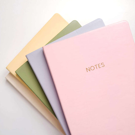 Pastel softcover notebook