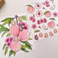 FabriKay Fruit Fairy Sticker Sheet & Art Print Set - Peaches