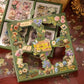 100pcs Vintage sticker sheets box - Nostalgia