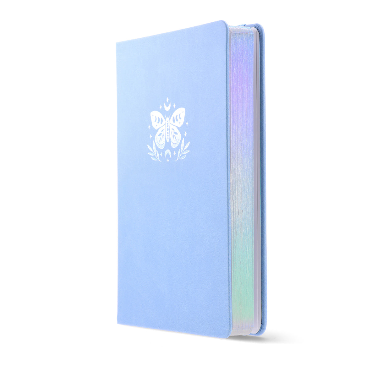 The Aurora Wings A5 Dotted Bullet Journal - PU leather with holographic edges