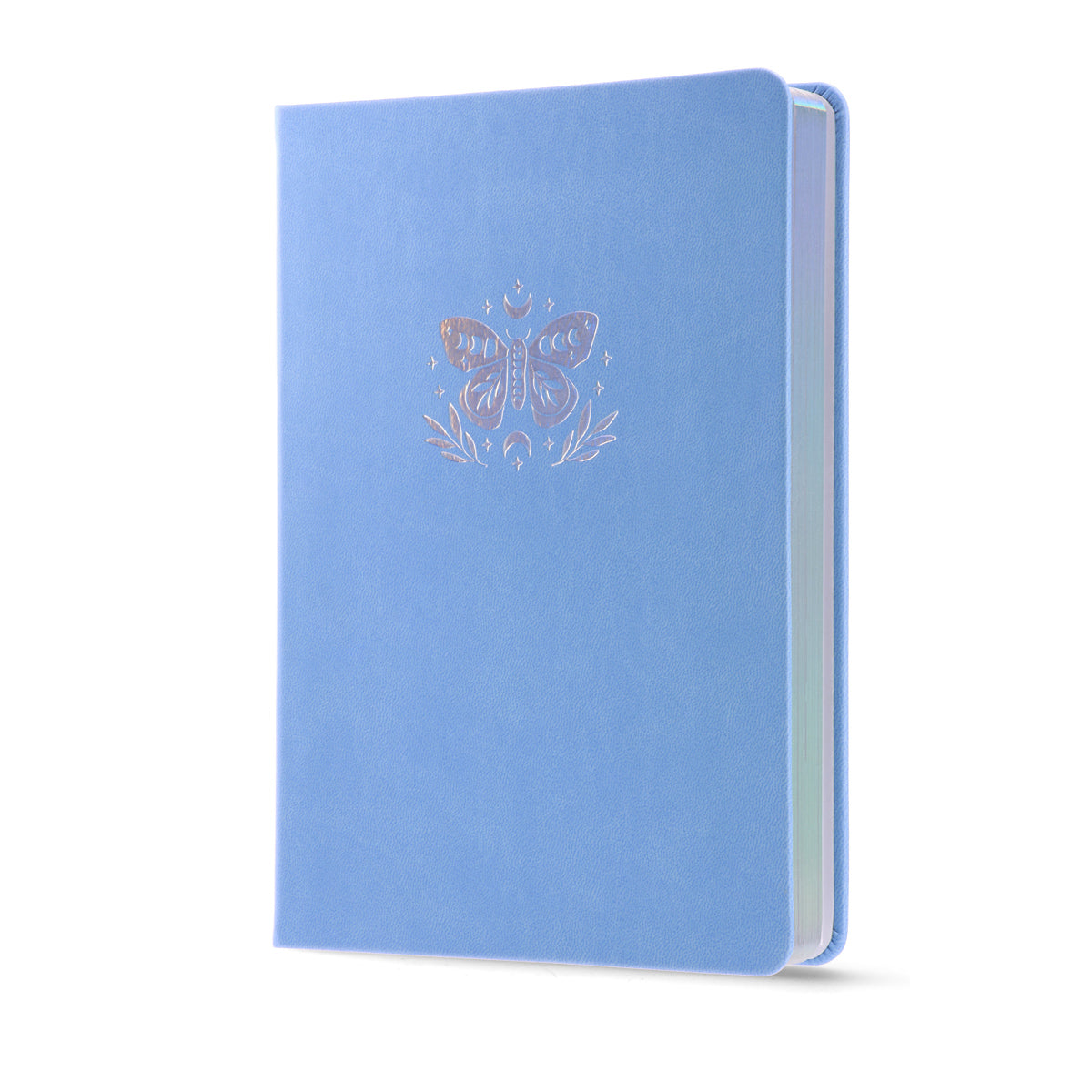 The Aurora Wings A5 Dotted Bullet Journal - PU leather with holographic edges