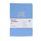 The Aurora Wings A5 Dotted Bullet Journal - PU leather with holographic edges