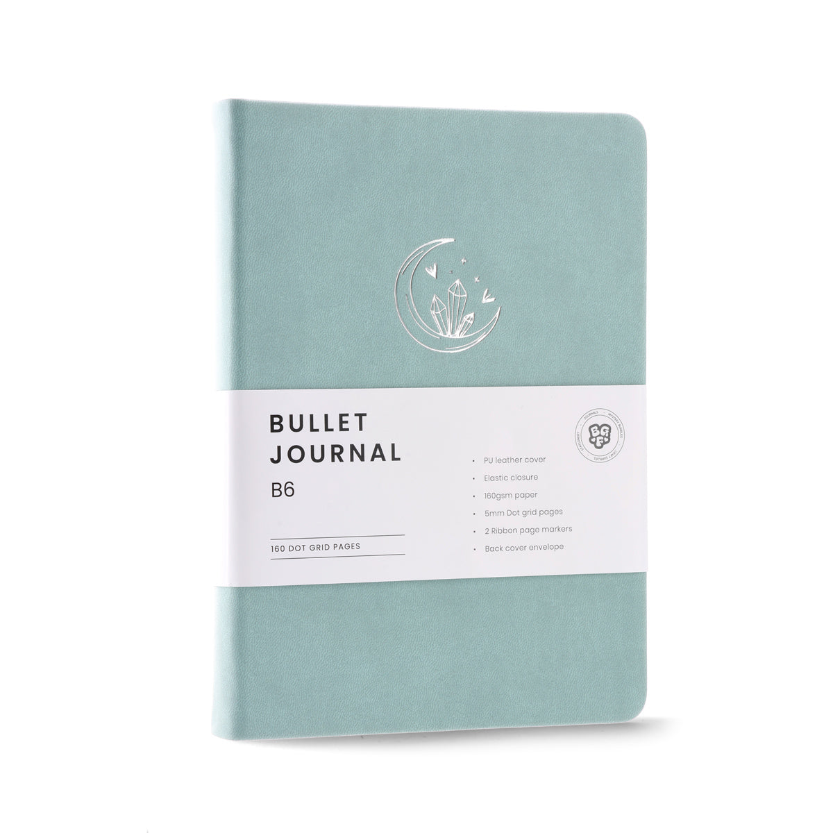 The Moonstone B6 Dotted Bullet Journal - PU leather cover