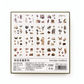 100pcs Vintage sticker sheets box - Nostalgia