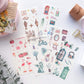 Garden decor washi sticker set