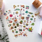 Succulents washi sticker set