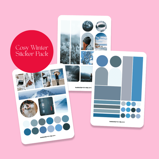 Cosy Winter sticker sheet pack