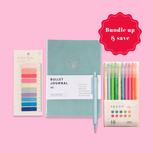 Bubblegumfringe Stationery Bundle -  Moonstone B6 Journaling kit