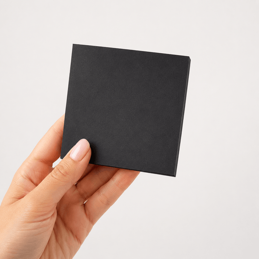 Black sticky notepad - Square