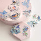 Holographic bird & flowers sticker packs - 20pcs