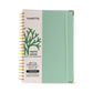 Hardcover A4 Spiral Notebook with PU leather cover - Various colours