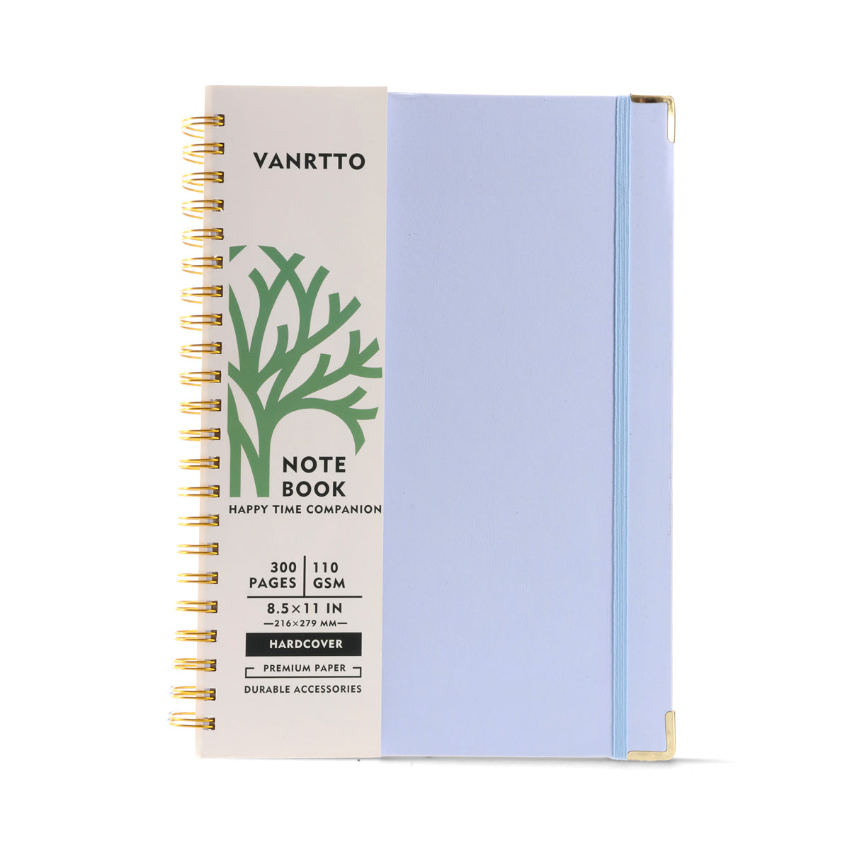 Hardcover A4 Spiral Notebook with PU leather cover - Various colours
