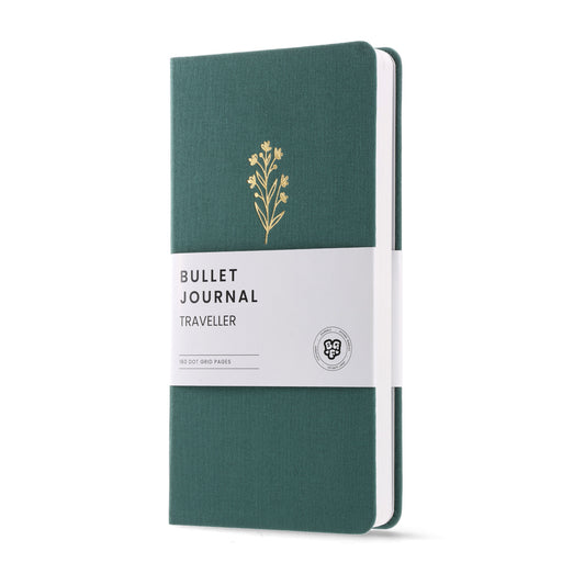 The Bloom Traveler Dotted Bullet Journal - Linen cover