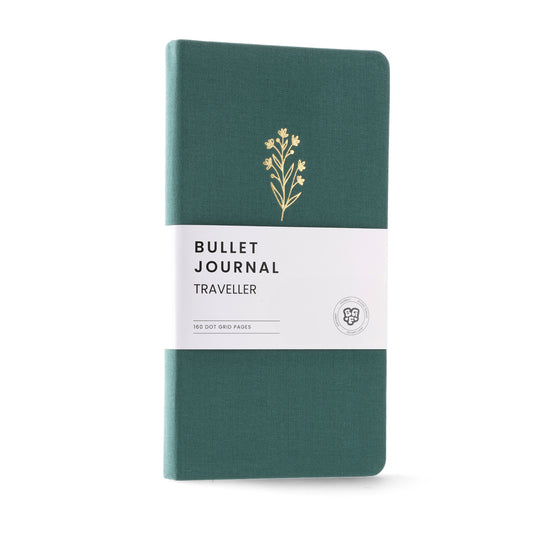 The Bloom Traveller Dotted Bullet Journal - Linen cover