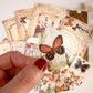 Butterfly-themed decorative paper & embellishment pack - 24pcs