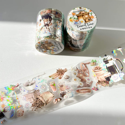 Coffee - PET tape roll