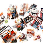 Coffee shop deco PET sticker pack