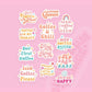 Coffee queen sticker pack