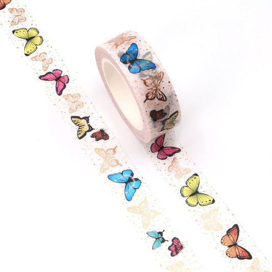 Colourful butterflies washi tape