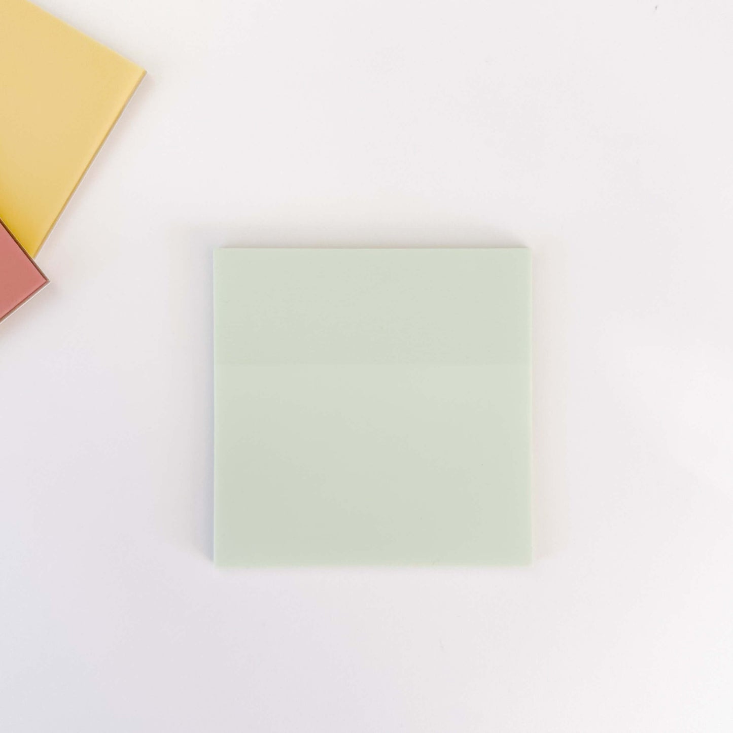 Semi-Transparent colour sticky notes - Square