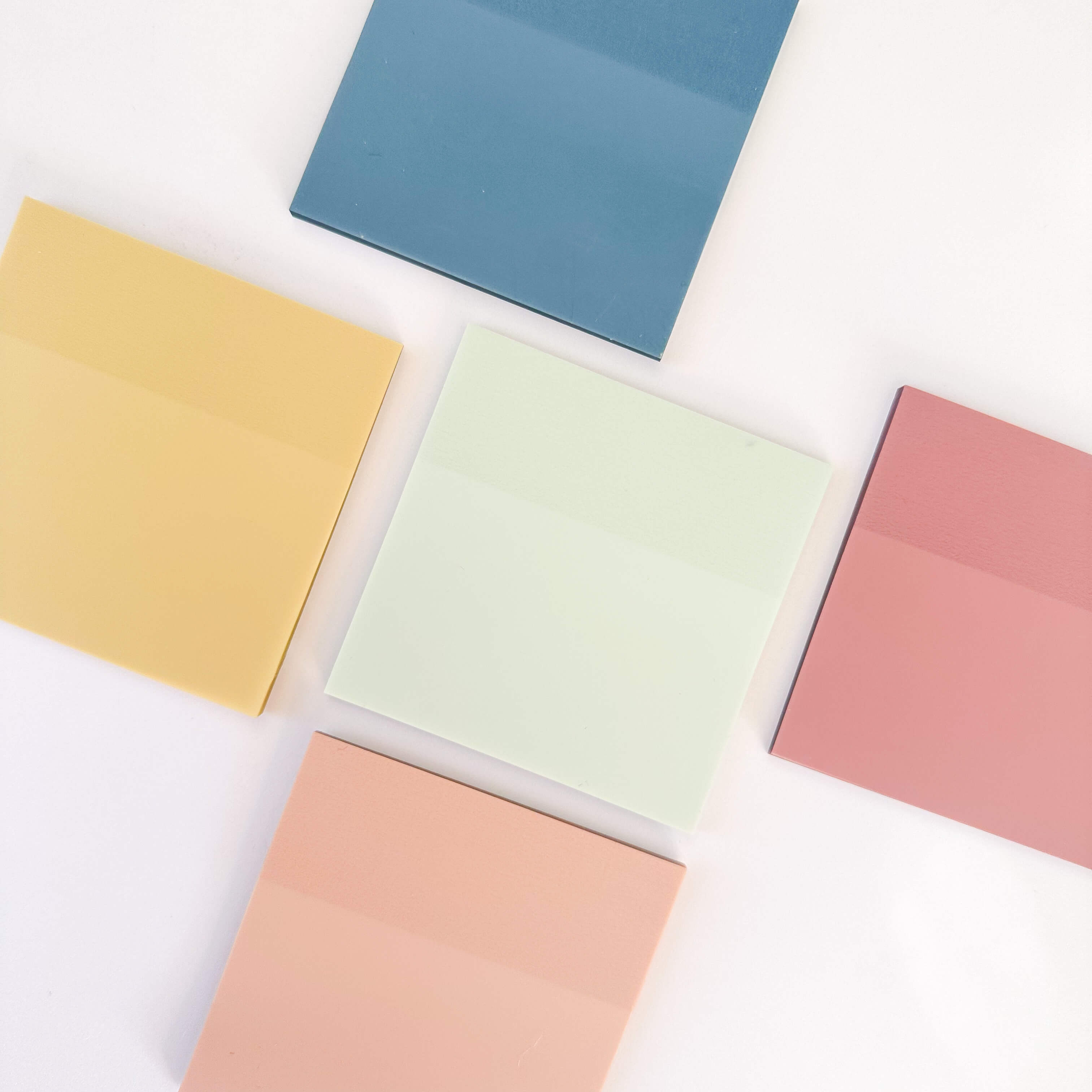 Semi-Transparent colour sticky notes - Square – Bubblegumfringe