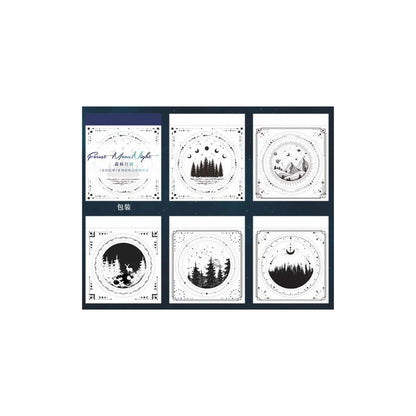 Perforated die-cut frames - ephemera booklet - 30 sheets