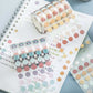 Washi dot sticker roll - Autumn colours