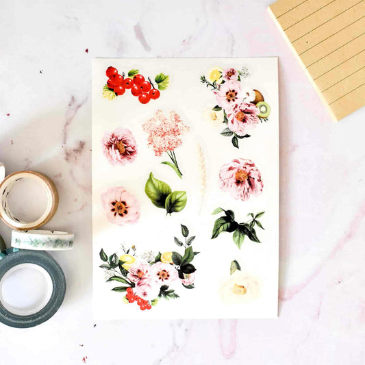 Sticker sheet - Blooms of Sicily
