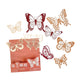 Lace deco cutouts paper pack - Red Butterflies