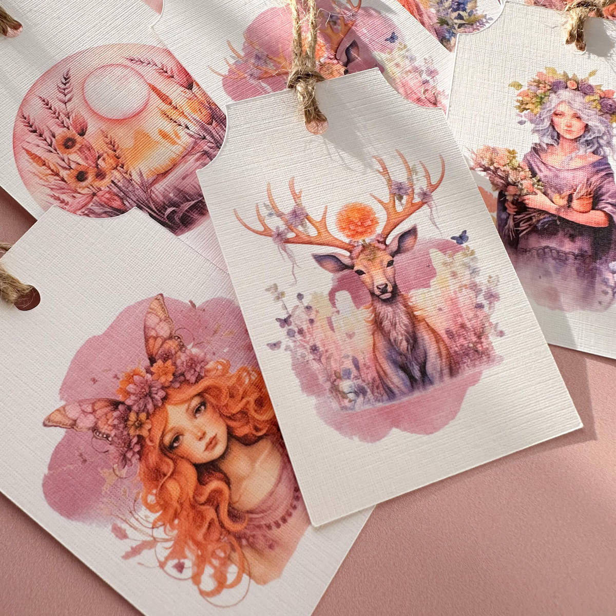 Gift tags - Whimsical world