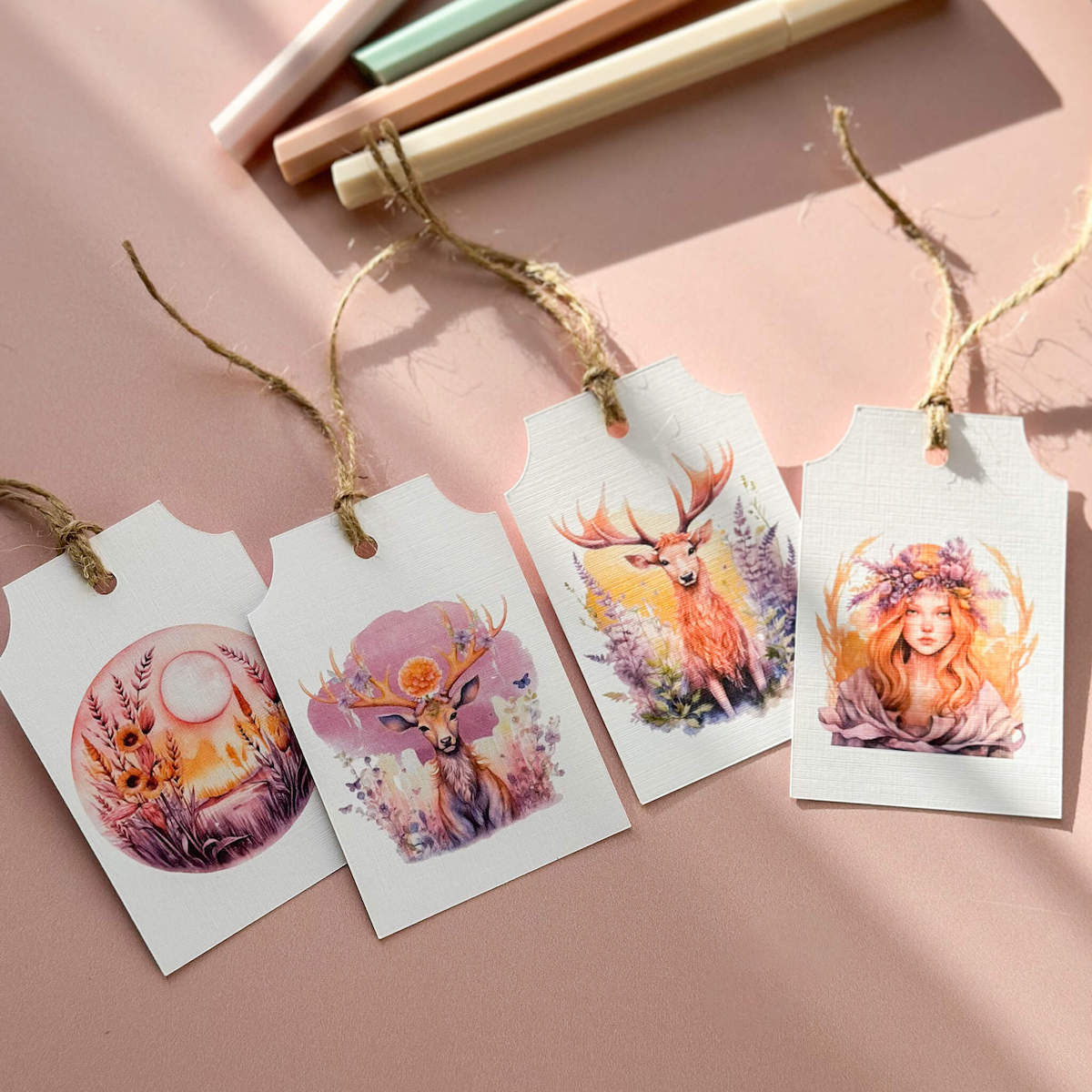 Gift tags - Whimsical world