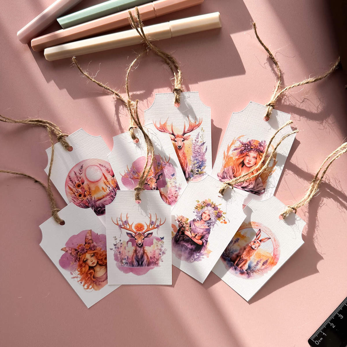 Gift tags - Whimsical world