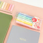 Milky colour pen set - 6pcs