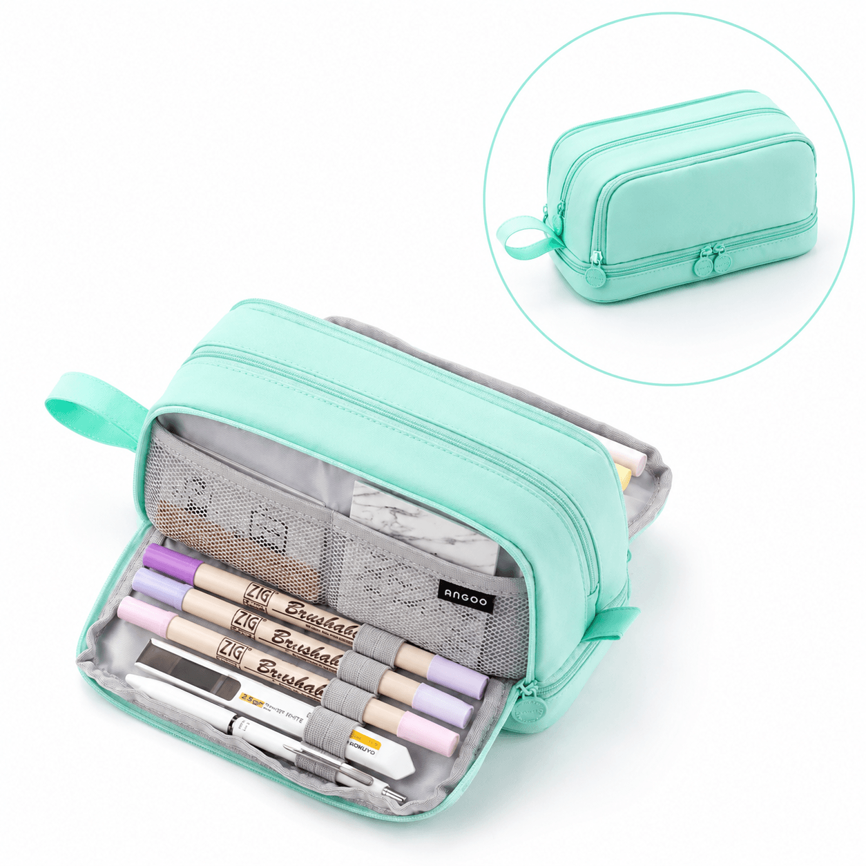 Big capacity zipper pencil bag - 2026 Edition
